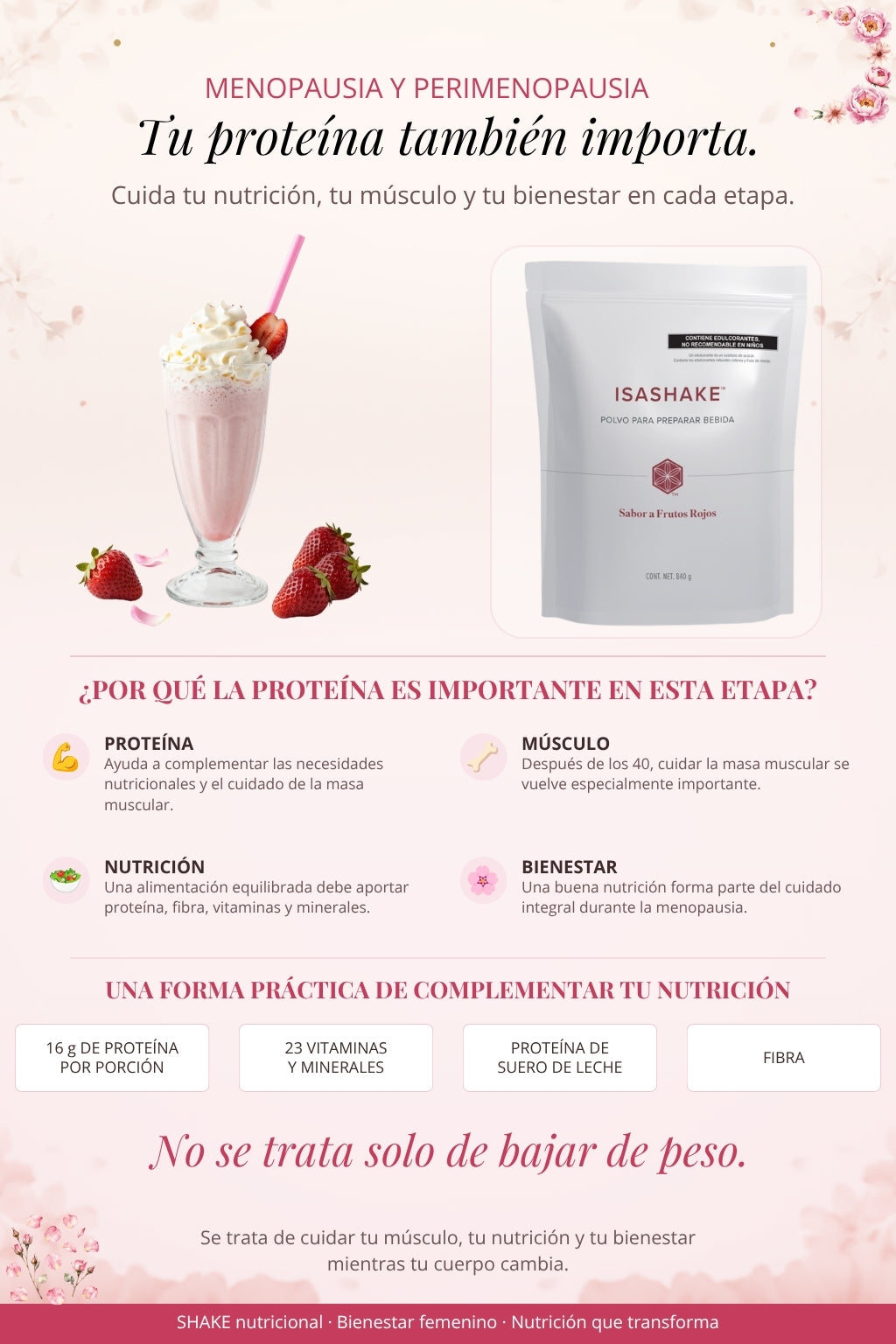 IsaLean® Shake – Sabor Fresa