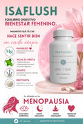 ISAFLUSH Apoyo digestivo suave para acompañarte todos los días.