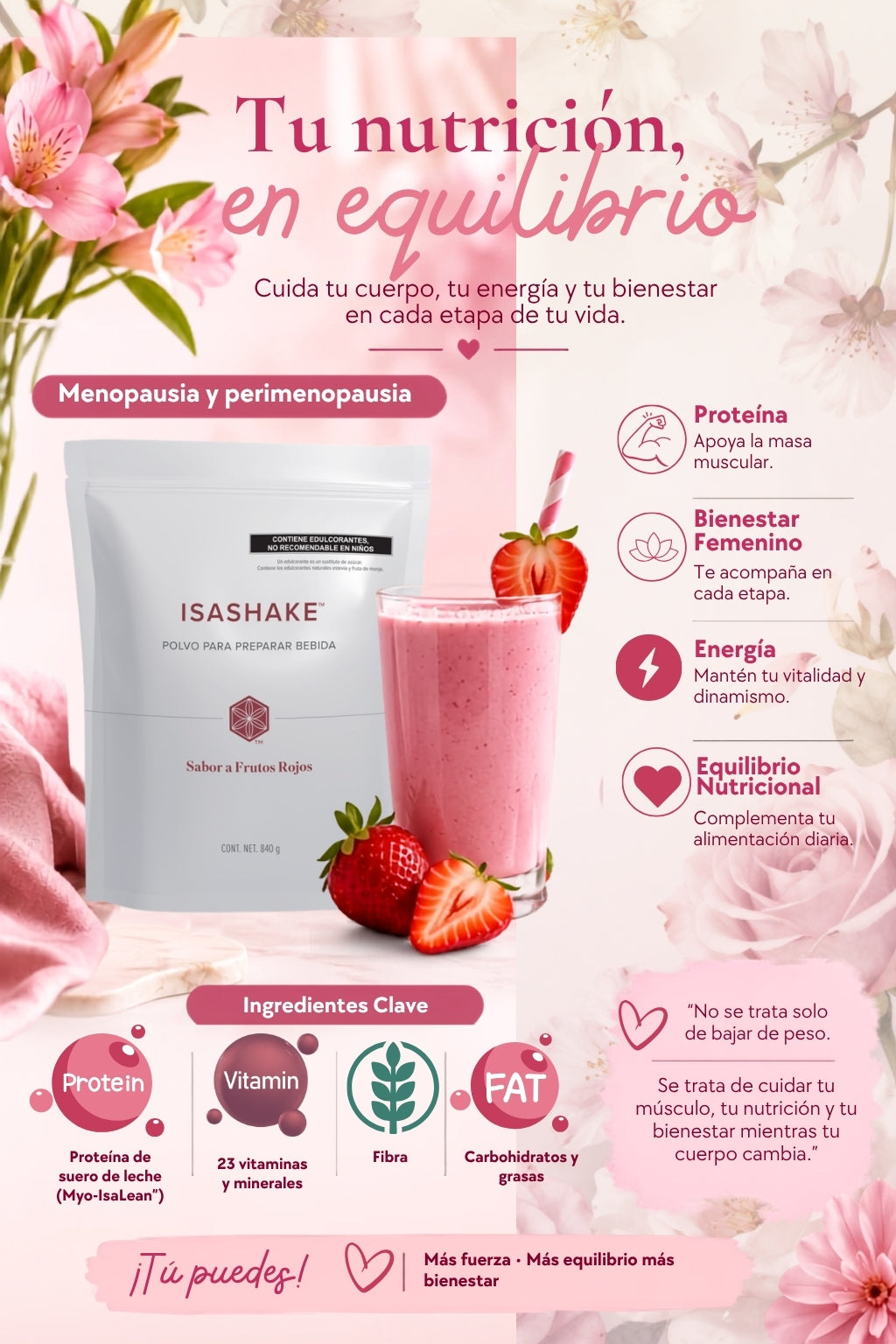 IsaLean® Shake – Sabor Fresa